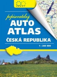 Laminovaný autoatlas Česká republika 1:240 000