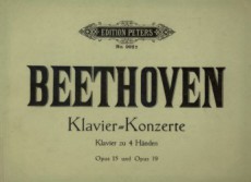 Klavírní koncerty č. 1, 2 Beethoven (čtyřruční klavír)