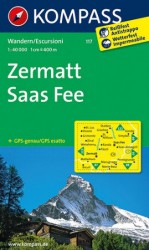Zermatt - Saas Fee 1:40 000