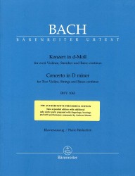 Konzert in d-moll für zwei Violinen, Streicher und basso continuo BWV 1043