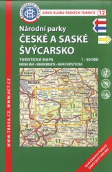 KČT 12 Národní parky České a Saské Švýcarsko 1:50 000