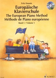 Evropská klavírní škola 1 + CD (cizojazyčné vyd.)