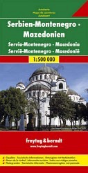 Serbien, Montenegro, Mazedonien 1 : 500 000