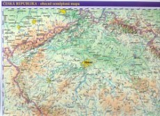 Česká republika - obecně zeměpisná mapa / administrativní mapa 1:1 100 000