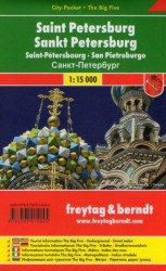 Petrohrad 1:15 000 - Kapesní plán města