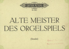 Alte Meister des Orgelspiels I. Pro varhany