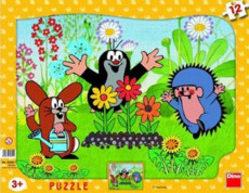 Puzzle deskové 12 - Krtek a zahradník (No. 303041)