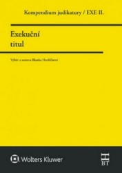 Kompendium judikatury / EXE II. Exekuční titul