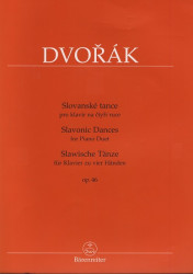Slovanské tance Op. 46 čtyřruční klavír