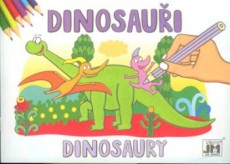 Dinosauři. Dinosaury - omalovánky