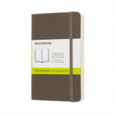 Moleskine Earth Brown Notebook Pocket Plain Soft