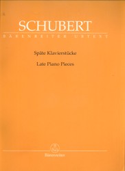 Late Piano Pieces Schubert klavír