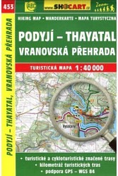 Podyjí - Thayatal, Vranovská přehrada 1:40 000