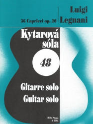 36 capricci Op. 20 Kytarová sóla