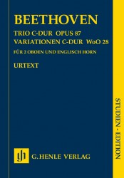 Trio C-dur op. 87 · Variationen C-dur WoO 28 für 2 Oboen und Englisch Horn