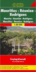 Mauritius, Réunion, Rodrigues - Auto + Freizeitkarte 1 : 80 000