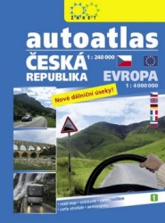 Autoatlas Česká republika 1:240 000 + Evropa 1:4 000 000