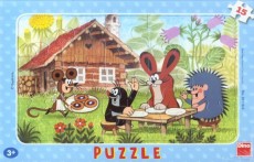 Puzzle deskové 15 - Krtek na návštěvě (No. 301160)