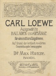 Balady a zpěvy 1 Loewe