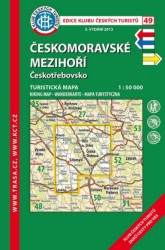 KČT 49 Českomoravské mezihoří - Českotřebovsko 1:50 000
