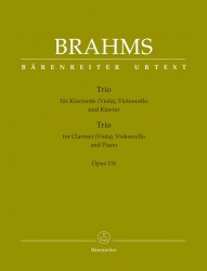 Trio für Klarinette (Viola), Violoncello und Klavier Opus 114