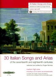 30 Italian songs and arias high + CD
