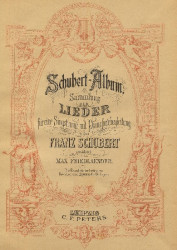 Schubert album 5 písně Lieder
