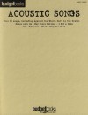 Acoustic Songs Easy Piano Budget Book pro snadný klavír