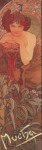 Alphonse Mucha - Smaragd - záložka do knihy