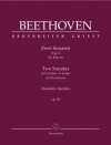 Dvě sonáty pro klavír (Two sonatas) - g moll, G dur, op. 49
