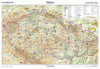 Česko - vlastivědná mapa, 1 : 1 100 000 / obrysová mapa / 46 x 32 cm