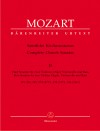 Sämtliche kirchensonaten II für zwei violinen, orgel, violoncello und bass