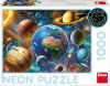 Planety neon -  Puzzle (1000 dílků)