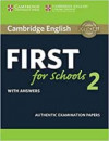 Cambridge English First for Schools 2 - Student's Book with answers
