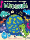 Svítící samolepky s aktivitami - Dinosauři