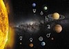 Solar System - 3D pohlednice