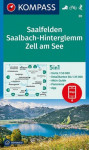 Saalfelden, Saalbach-Hinterglemm, Zell am See 1:50 000