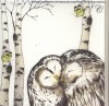 Two Owls - přání (CL 1206)