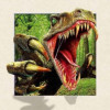 Tyrannosaurus rex - 3D pohlednice velká