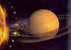 Saturn - 3D pohlednice