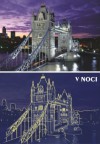 Tower Bridge - Neon puzzle (1000 dílků)
