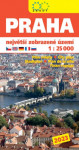 Praha - největší zobrazené území 2023 1:25 000
