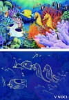 Život pod mořem - Neon puzzle (1000 dílků)