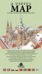 A useful map - Praktická mapa centra Prahy s 69 ilustracemi historických památ