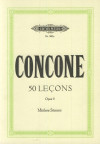 50 Leçons du chant Concone