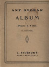 Album pro klavír DVOŘÁK