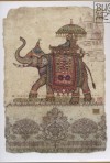 Elephant Collage - přání (D144)