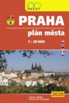 Praha - knižní plán města 2020 1:20 000