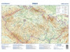 Česko – reliéf a povrch/administrativní mapa, 1 : 1 120 000
