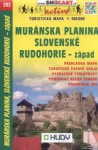 Muránská planina, Slovenské Rudohorie - západ 1:100 000